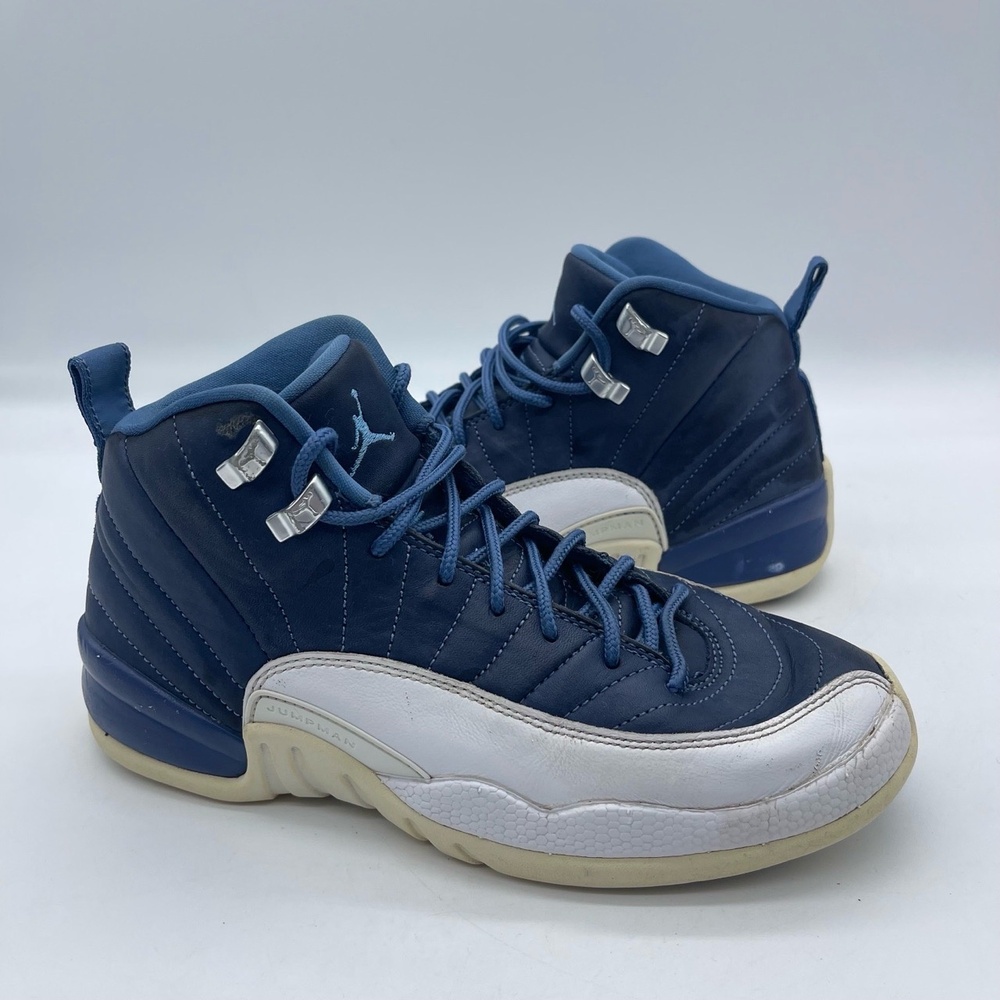 Nike‎ Air Jordan 12 Retro DB5595-404 Youth Size 7Y Shoes 'Indigo' Sneakers